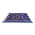 thumbnail image 2 of Ahgly Company Machine Washable Indoor Round Persian Blue Traditional Area Rugs, 6' Round, 2 of 4