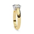 thumbnail image 3 of AFFY Solitaire Engagement Ring for Women | Center 8MM Round Cut Lab Created Moissanite 4-prong Criss Cross Solitaire Promise Rings in 14K Solid Yellow Gold Jewelry, Ring Size 7, 3 of 5