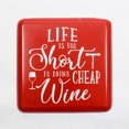 thumbnail image 1 of Wine Metal Wall Plaque - Red, 1 of 1