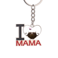 thumbnail image 1 of Men Women Beards Eyebrows Eyes Keychain Metal Keyring Holder Love MAMA Mother, 1 of 3