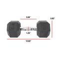 thumbnail image 3 of CAP Barbell Coated Hex Dumbbell, Single 30 lbs, 3 of 7