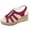 Wine, variant on Summer Women's Slippers Fashionable Casual Versatile One Grass Woven Sponge Cake Outer Wear Thick Bottom Slope Heel Cool