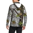 thumbnail image 5 of Qgtaibl UPF 50+ Long Sleeve Sun Shirt for Men 2X Quick Dry Fishing Hoodies with Integrated Face Mask Lightweight UV Protection Hiking Tee Tops (002 Camouflage), 5 of 9