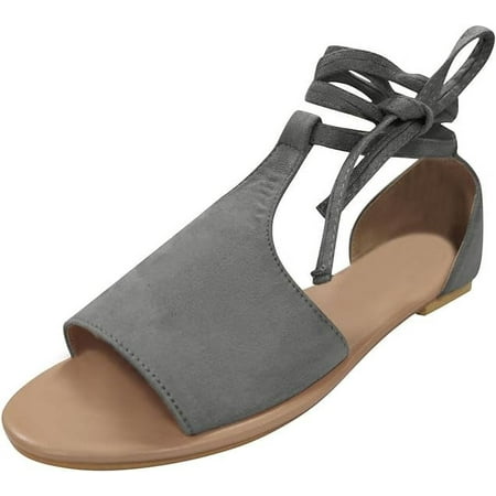 

hotio 2024 Masbird Gladiator Sandals for Women Casual Summer Flat Strappy Sandals Dressy Retro Sandals Ankle Strap Open Toe Roman Shoes