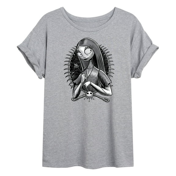 The Nightmare Before Christmas - Sally Vignette - Juniors Ideal Flowy Muscle T-Shirt