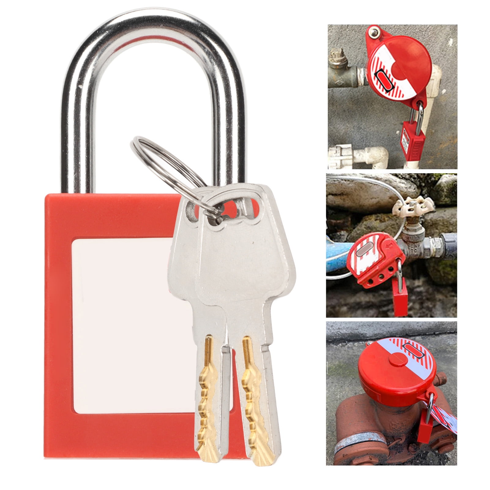 Lockout Tagout Lock, Heat Resistant Insulation Nylon Erasable Label
