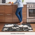 thumbnail image 6 of Farmhouse Floral Door Mat Indoor Outdoor, Magnolia Flowers Vintage Blackboard Non Slip Welcome Mat with Rubber Backing, Absorbent Fabric Front Door Mats Entryway Rug for Home Patio Entrance 16"x24", 6 of 8