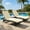 Cream Yellow, variant on BPS 72x21 Outdoor Chaise Lounge Cushion, Water Resistant Green