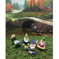 thumbnail image 4 of Ebros Gift 1.5"-2" Yoga Gnome Garden Statues, Hand Painted 4 Count, 4 of 4