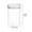 S, variant on Airtight Food Storage Container, Clear Plastic Kitchen Jar with 4-Side Locking Lid - Multisize Pantry Organizer for Grains Snacks Spices Flour (Xs)