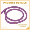 thumbnail image 3 of Uxcell Flat Elastic Nylon Cord Stretchy Spandex for Sewing Clothing Hair Ties Purple, 3 of 6