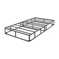 thumbnail image 3 of CorLiving Ready-to-Assemble Black and White Fabric Covered Twin Metal Frame Standard Box Spring, 3 of 4