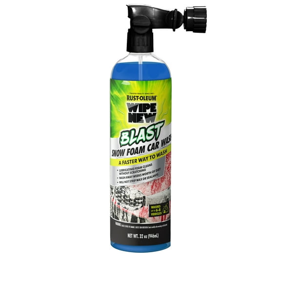 Rust-Oleum Wipe New 387553 Blast Snow Foam Car Wash 32oz