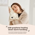 thumbnail image 3 of YoaNJYGR Rtl10266bk Veins Workout Warming Gloves Down Filled Thermal Hand Warmers Unisex USB Powered Heating Pad with 3 Heating Settings Smart Heating Long Lasting Warmth Washable for Winter, 3 of 7