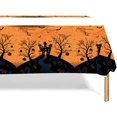 thumbnail image 1 of Mantel Desechable de Halloween KEWITY plástico impermeable 130x220cm Calabazas moradas, 1 of 5