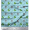 thumbnail image 1 of Soimoi Velvet Fabric Geometric Shapes,Crocodile & Rhinoceros Kids Decor Fabric Printed Yard 58 Inch Wide, 1 of 3