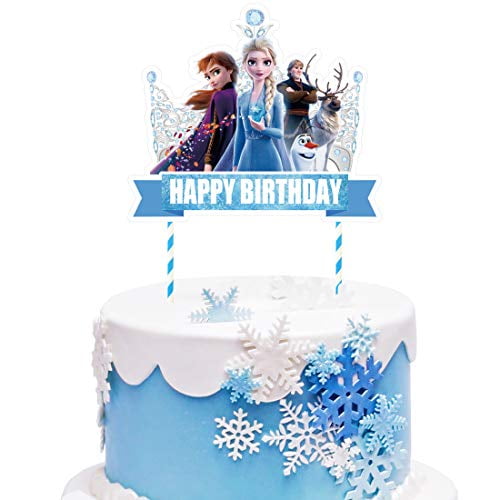 1 Frozen Cake Topper Set Decorations Birthday Party Topper for Children -  Walmart.com