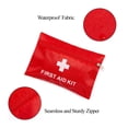 RUIFUU 12-Piece Empty Mini First Aid Bag, Waterproof Zipper Pouch for ...