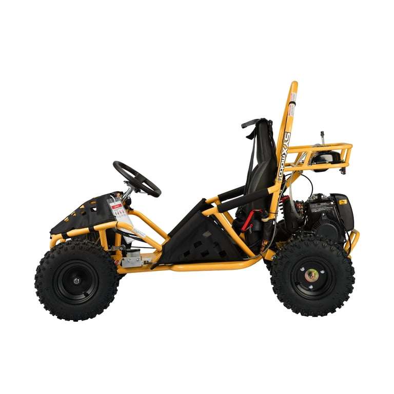 SYX MOTO Teens Gasoline Go Kart GK-49A 50cc 4 Stroke, School Bus