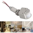 thumbnail image 1 of MesaSe Motion Sensor Detector LED Light  90~250V 180 Degree Wall Mount Infrared PIR Motion Sensor Detector LED Light Infrared Switch for Outdoor Indoor, 1 of 1
