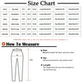 thumbnail image 3 of Pants For Women Relaxed Fit Stretch WaistWomen Casual Solid Color Pockets Elastic Waist Comfortable Straight Pants Black XXXL, 3 of 5