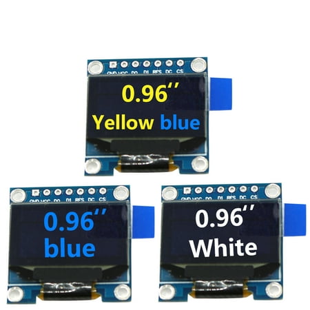 Royalbelle 7-pin Gnd 0.96inch Oled Display 128x64 Ssd1306 Chip Spi ...