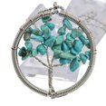 thumbnail image 4 of Turquesa Chips de la Colgante Cadena de abalorios Yuyangstore Collar del árbol de la vida, 4 of 8