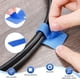 thumbnail image 2 of Uxcell 100-Pack Ataduras de Cable de Gancho y Bucle, 3.5 x 1.1 Pulgadas Organizador de Cables Autoadhesivo Ajustable para Escritorio [Azul], 2 of 7