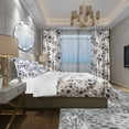 thumbnail image 3 of Designart 'Vintage Style Flower Pattern' Modern & Contemporary Duvet Cover Set, 3 of 4