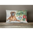 thumbnail image 3 of Carolines Treasures DAC1294PW1216 16 x 12 in. Unisex Fawn Boxer Christmas Fabric Decorative Pillow, 3 of 4
