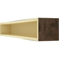thumbnail image 5 of Ekena Millwork 4"H x 4"D x 72"W Pecky Cypress Faux Wood Fireplace Mantel, Premium Hickory, 5 of 8