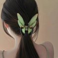 thumbnail image 6 of Butterfly Hair Claw French Hair Clip Non-Slip Hair Clasp for Girls and Women Straight Curly Wavy Hair Styling Accessories, 6 of 7