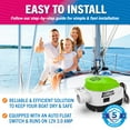 thumbnail image 4 of Automatic Bilge Pumps for Boats Auto Bilge Pump 750 GPH Boat Bilge Pump with Float Switch Built In 12V Bass Boat, Jon Boat and More Small Submersible Pump with 3/4 in Output, 4 of 6