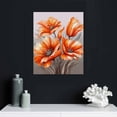 thumbnail image 4 of Nawypu  Elegant Poppy Wall Painting Orange Flower Canvas Wall Art Pictures of Poppy Flowers for Home Decoration Stretched and Framed Easy to Hang 16x20 inch, 4 of 4