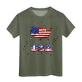 thumbnail image 1 of TZEWGL Tops For Newborn Short Sleeved Independence Day Printed Crewneck Blouse For Newborns size 4-5T, 1 of 4