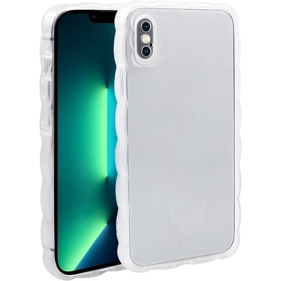 iPhone X/iPhone Xs Case, Clear Shockproof Kawaii TPU Phone Case for iPhone X/iPhone Xs (5.8 inch) Cute Cover for Girls and Women, Transparent