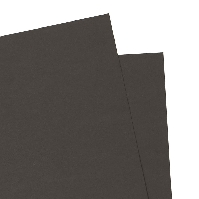Colorbok Solid Tuxedo Black Smith Cardstock Pad, 8.5x11, 121 lb./180 gsm,  50 Sheets