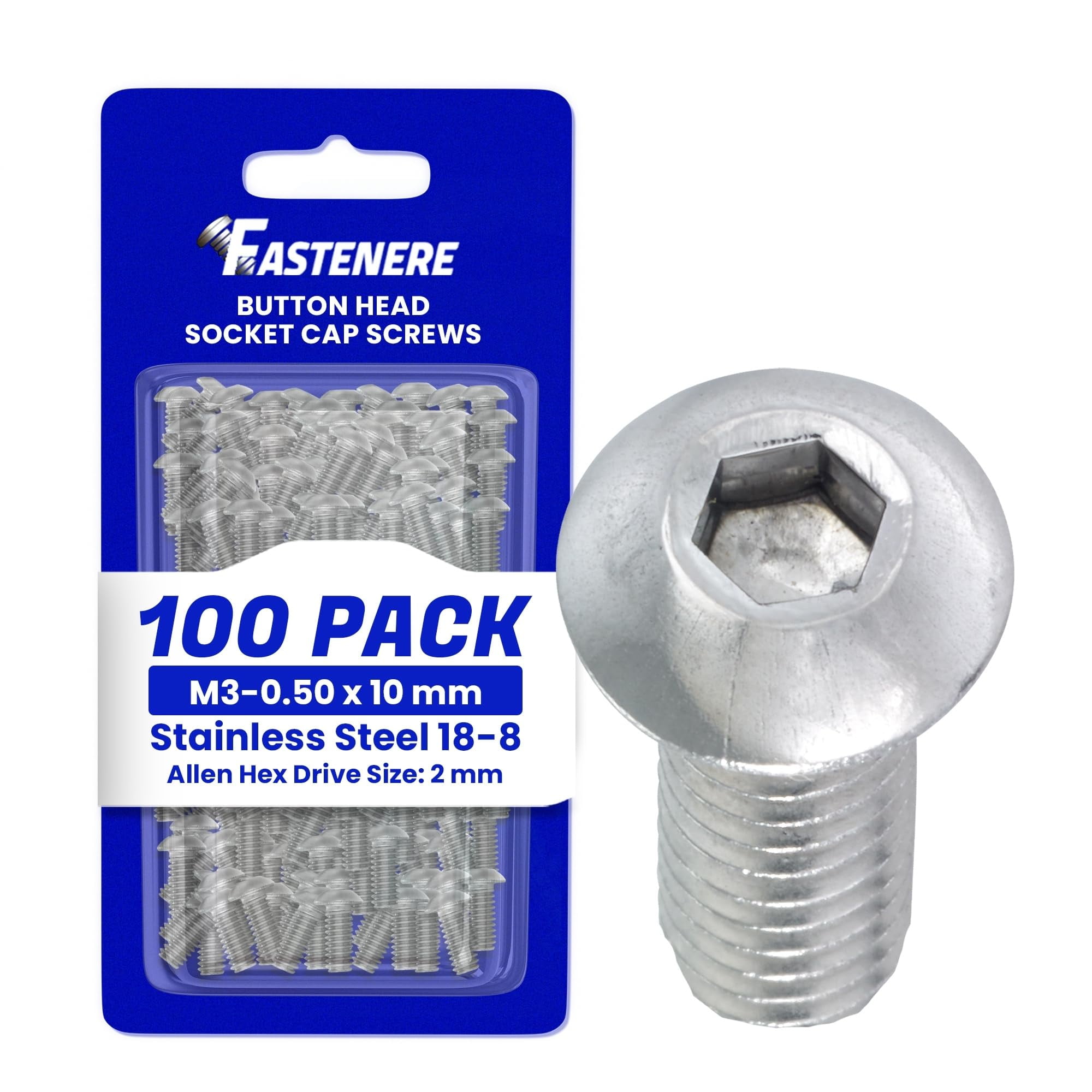Stainless Steel Body IC Sockets Black – Button Head, Allen Socket, Stainless Steel M3 To M6 Sizes Self-Tapping Screws