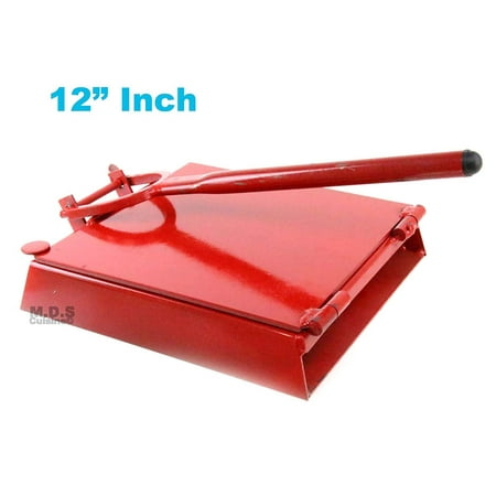 Tortilla Press 12” Red Heavy Duty Iron Restaurant Commercial Authentic Mexican Tortillas