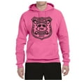 thumbnail image 2 of Burt Macklin Parks and Recreation Pop Unisex Graphic Hoodie Sweatshirt, Neon Pink, Small, 2 of 3