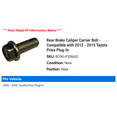 thumbnail image 2 of Rear Brake Caliper Carrier Bolt - Compatible with 2012 - 2015 Toyota Prius Plug-In 2013 2014, 2 of 2