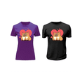 thumbnail image 2 of Playera En Duo Para Parejas De Capybara 14 De Febrero San Valentin Color Morado Talla Chica Marca Emil SaEs, 2 of 4