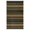 Black & Brown, variant on Hasoo 8' x 10' Black & Brown Outdoor Rug Plastic Straw Geometric Striped Carpet Waterproof PP Tube Woven Portable Mat for Patio Decor, Balcony, Picnic