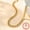 20 Inch/ 50 cm, variant on 24K Gold Plated Cuban Chain Necklace - 925 Sterling Silvery Fashion Jewelry, Perfect Gift for Christmas/Valentine's Day/New Year/Mother's Day/Father's Day, Suitable for Men and Personalized Necklace