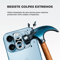 thumbnail image 2 of Mica De Cámara Cristal Deluxe Para iPhone 13 Pro/ 13 Pro Max Plateado– Vidrio Templado Protector De Lente, 2 of 6