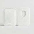 thumbnail image 4 of Cartera Wallet Alcantara Gamuza Suave Para Iphone Magsafe Blanco., 4 of 7