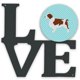 thumbnail image 1 of Caroline's Treasures Welsh Springer Spaniel Tablero de ajedrez de metal azul Obra de arte Love decoración de pared, multicolor Caroline's Treasures BB3700WALV, 1 of 1
