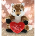thumbnail image 4 of Dollibu Fox I Love You Message Stuffed Animal 9.5 Inch, Valentines Day Gifts For Boyfriend Or Girlfriend, Soft Teddy Bear With Heart Plush Toy For Friend, Romantic Anniversary Or Valentine Gift, 4 of 7