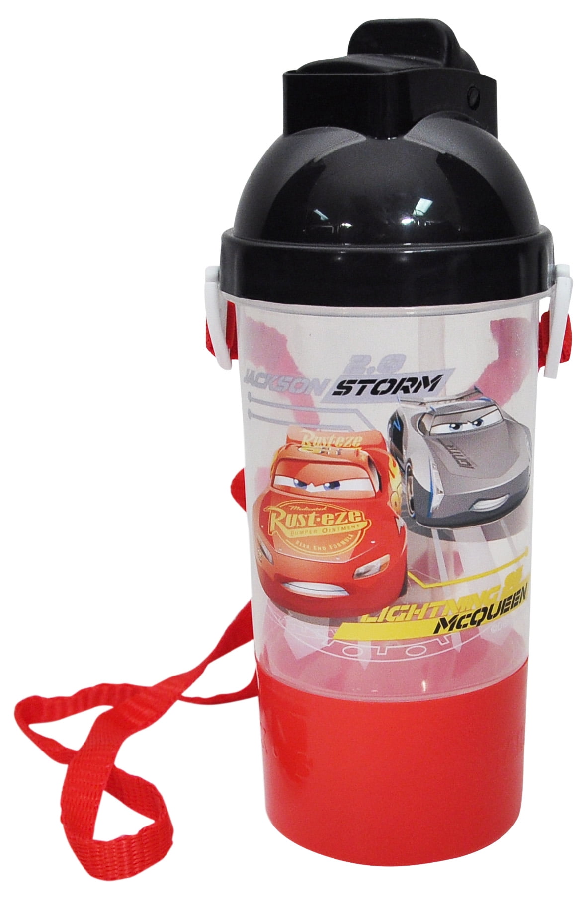 Cars Lightning McQueen Kids Snack & Water Bottle BPA-FREE by ZAK