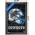 thumbnail image 3 of NFL Dallas Cowboys - Neon Helmet 23 Wall Poster, 22.375" x 34" Framed, 3 of 5